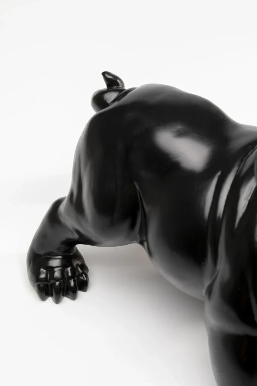 KARE Deko Figur Hungry Dog Schwarz 37cm Hot