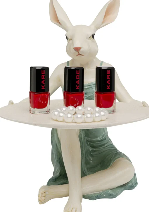 KARE Deko Figur Lady Rabbit Tray 29cm Fashion