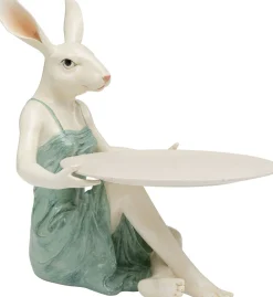 KARE Deko Figur Lady Rabbit Tray 29cm Fashion