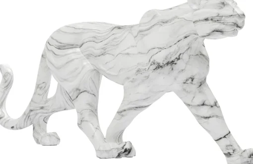 KARE Deko Figur Leopard Marble 129cm Sale