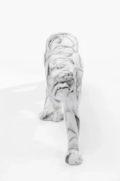 KARE Deko Figur Leopard Marble 95cm Outlet