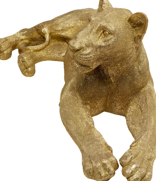 KARE Deko Figur Lion Gold 113cm Clearance