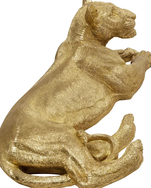 KARE Deko Figur Lion Gold 113cm Clearance