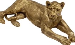 KARE Deko Figur Lion Gold 113cm Clearance