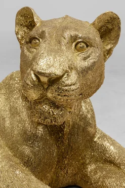 KARE Deko Figur Lion Gold 113cm Clearance
