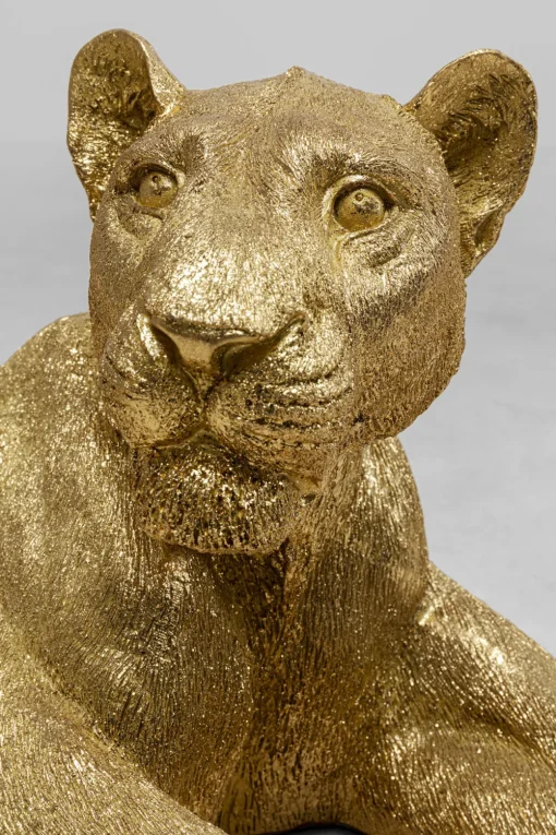 KARE Deko Figur Lion Gold 113cm Clearance