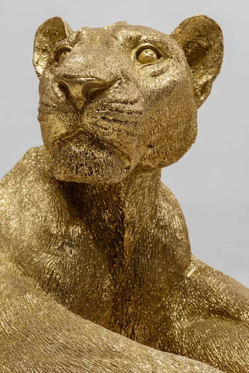 KARE Deko Figur Lion Gold 113cm Clearance