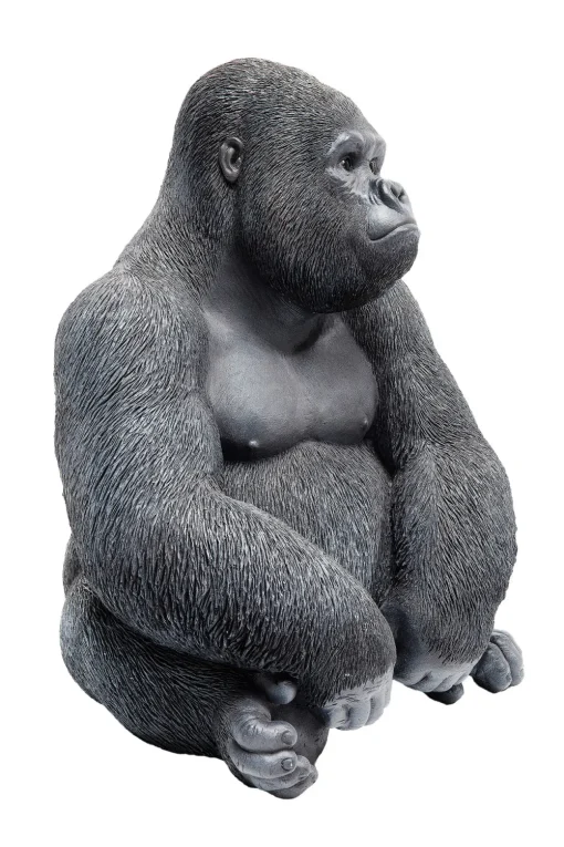 KARE Deko Figur Monkey Gorilla Side Medium Schwarz Clearance