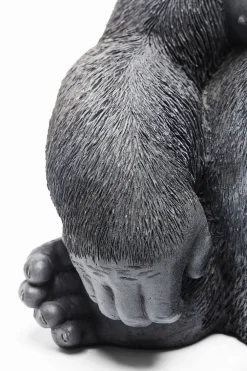 KARE Deko Figur Monkey Gorilla Side Medium Schwarz Clearance