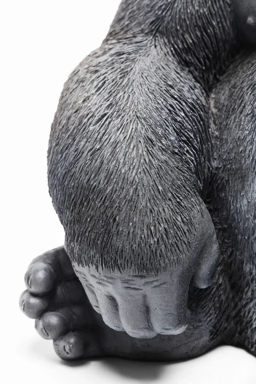 KARE Deko Figur Monkey Gorilla Side Medium Schwarz Clearance
