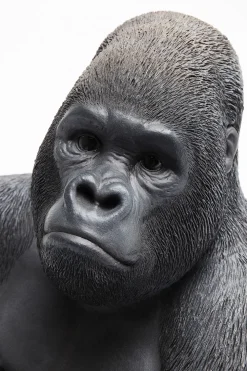 KARE Deko Figur Monkey Gorilla Side Medium Schwarz Clearance