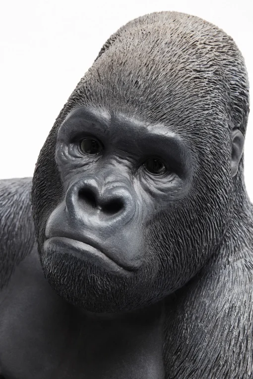 KARE Deko Figur Monkey Gorilla Side Medium Schwarz Clearance