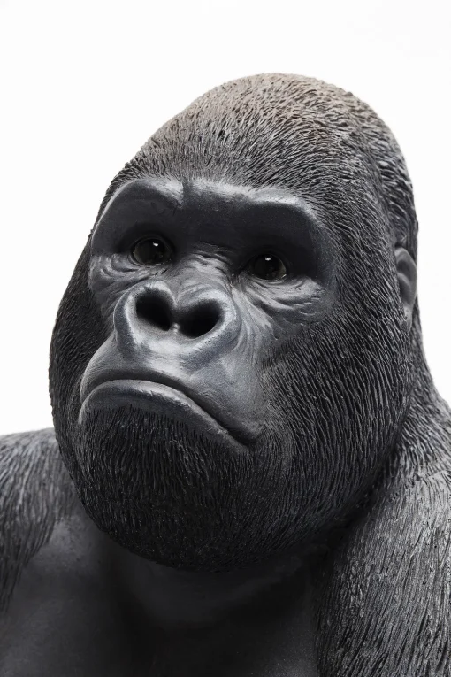 KARE Deko Figur Monkey Gorilla Side Medium Schwarz Clearance