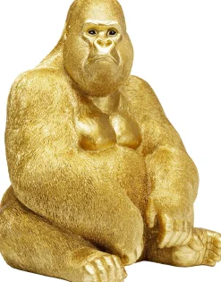 KARE Deko Figur Monkey Gorilla Side XL Gold 76cm Best
