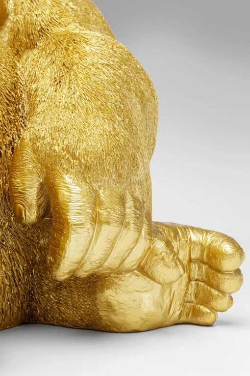 KARE Deko Figur Monkey Gorilla Side XL Gold 76cm Best