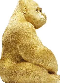 KARE Deko Figur Monkey Gorilla Side XL Gold 76cm Best