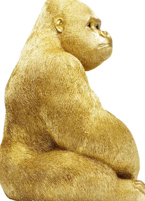 KARE Deko Figur Monkey Gorilla Side XL Gold 76cm Best