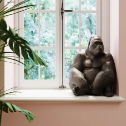 KARE Deko Figur Monkey Gorilla Side XL Schwarz 76cm Online