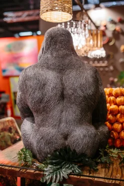 KARE Deko Figur Monkey Gorilla Side XL Schwarz 76cm Online