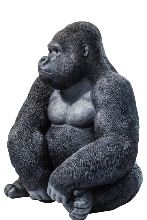 KARE Deko Figur Monkey Gorilla Side XL Schwarz 76cm Online
