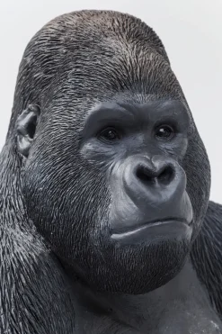 KARE Deko Figur Monkey Gorilla Side XL Schwarz 76cm Online