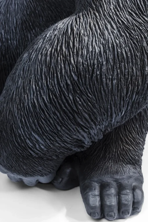 KARE Deko Figur Monkey Gorilla Side XL Schwarz 76cm Online