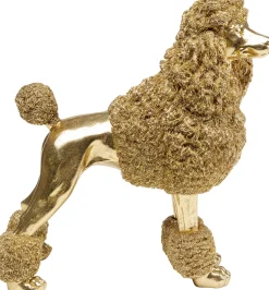 KARE Deko Figur Mrs Poodle Gold 34cm Online