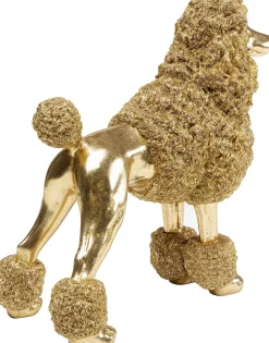 KARE Deko Figur Mrs Poodle Gold 34cm Online