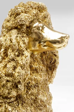 KARE Deko Figur Mrs Poodle Gold 34cm Online