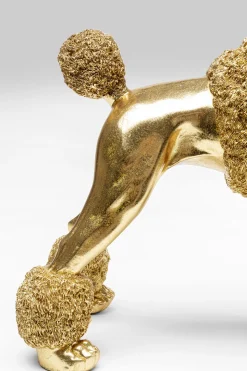 KARE Deko Figur Mrs Poodle Gold 34cm Online