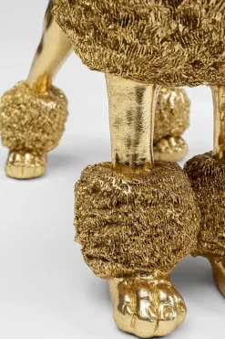 KARE Deko Figur Mrs Poodle Gold 34cm Online