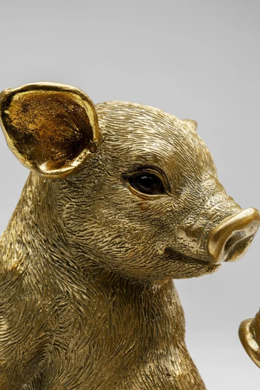 KARE Deko Figur Pig Party 20cm Best
