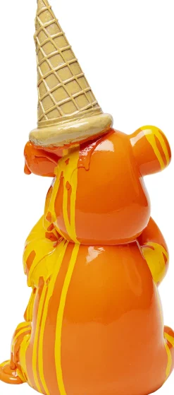 KARE Deko Figur Sitting Gelato Bear Orange 37cm New