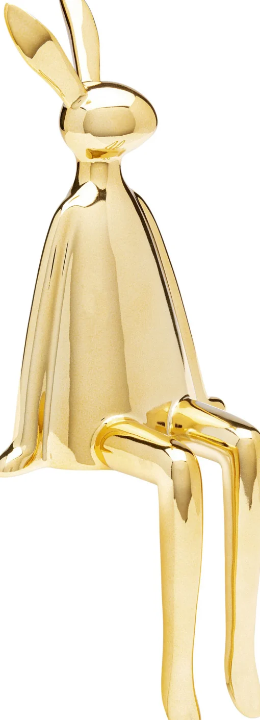 KARE Deko Figur Sitting Rabbit Gold 35cm Best