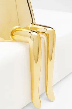 KARE Deko Figur Sitting Rabbit Gold 35cm Best