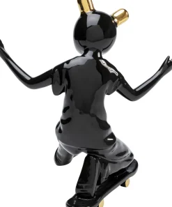 KARE Deko Figur Skating Astronaut Schwarz 21cm Outlet