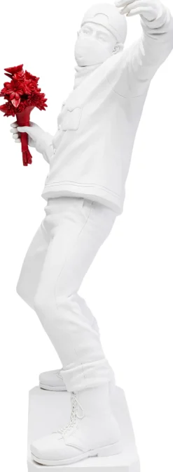 KARE Deko Figur Street Art Bouquet Weiß 67cm Best