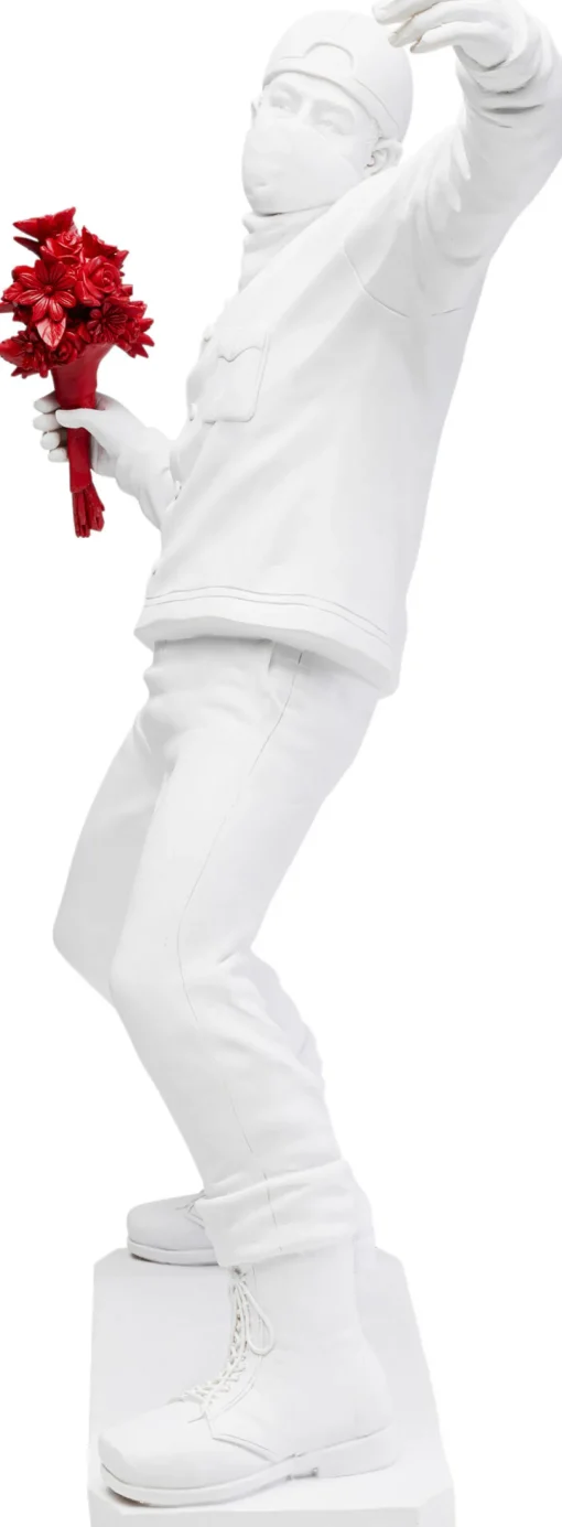 KARE Deko Figur Street Art Bouquet Weiß 67cm Best