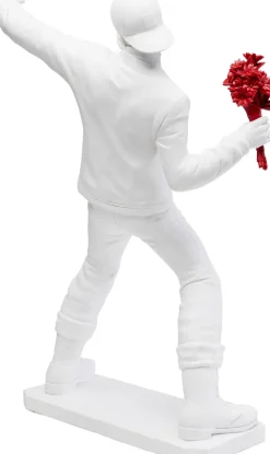 KARE Deko Figur Street Art Bouquet Weiß 67cm Best