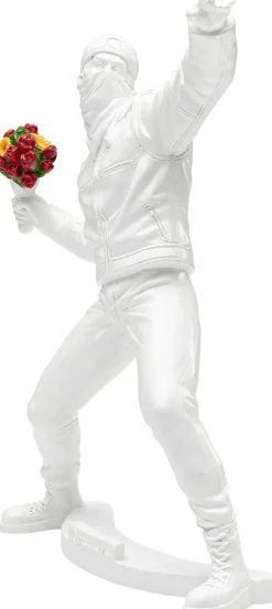 KARE Deko Figur Street Art Bouquet Weiß 27cm Fashion