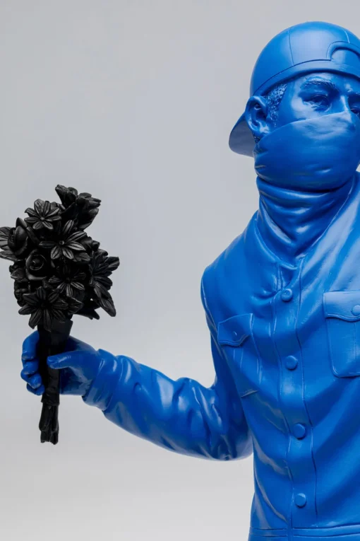 KARE Deko Figur Street Art Bouquet Blau 67cm Hot