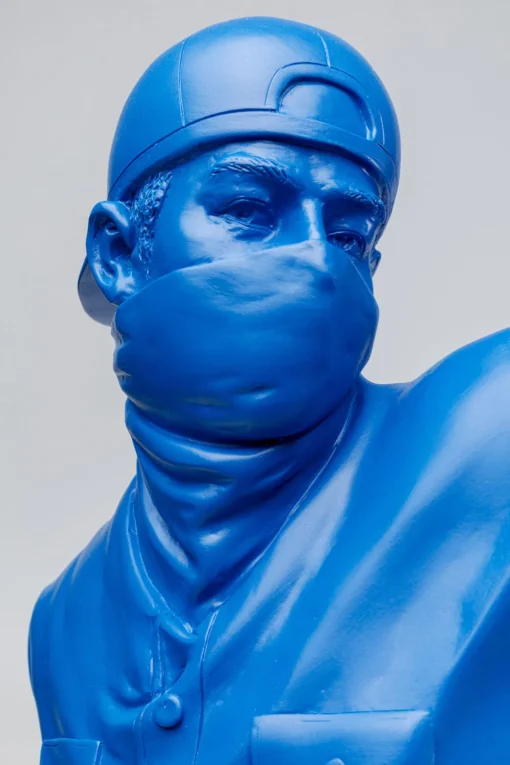 KARE Deko Figur Street Art Bouquet Blau 67cm Hot