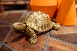 KARE Deko Figur Turtle Gold Klein Fashion