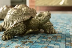 KARE Deko Figur Turtle Gold Klein Fashion