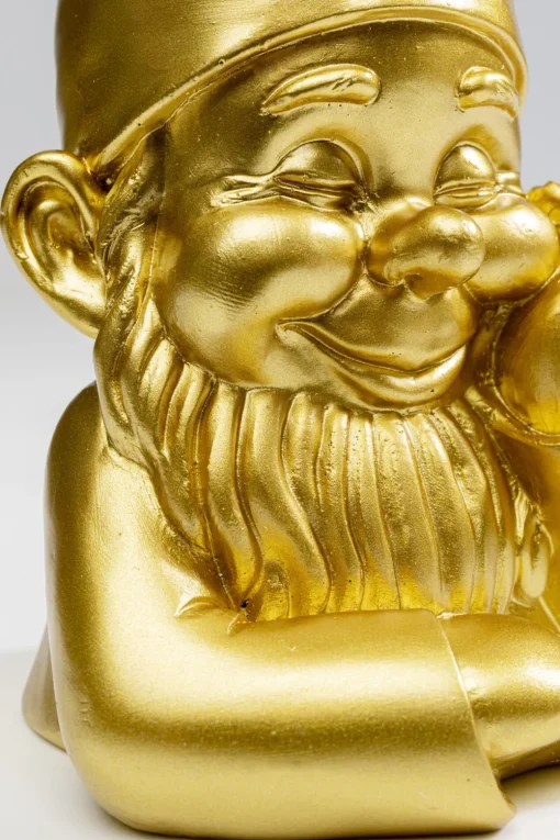 KARE Deko Figur Zwerg Gold 21cm Best