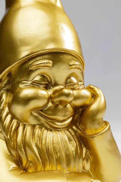 KARE Deko Figur Zwerg Gold 21cm Best