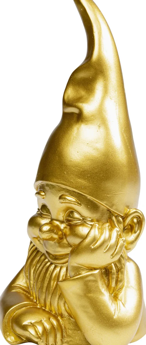 KARE Deko Figur Zwerg Gold 21cm Best