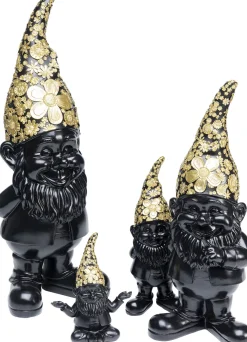 KARE Deko Figur Zwerg Standing Schwarz Gold 61cm Online