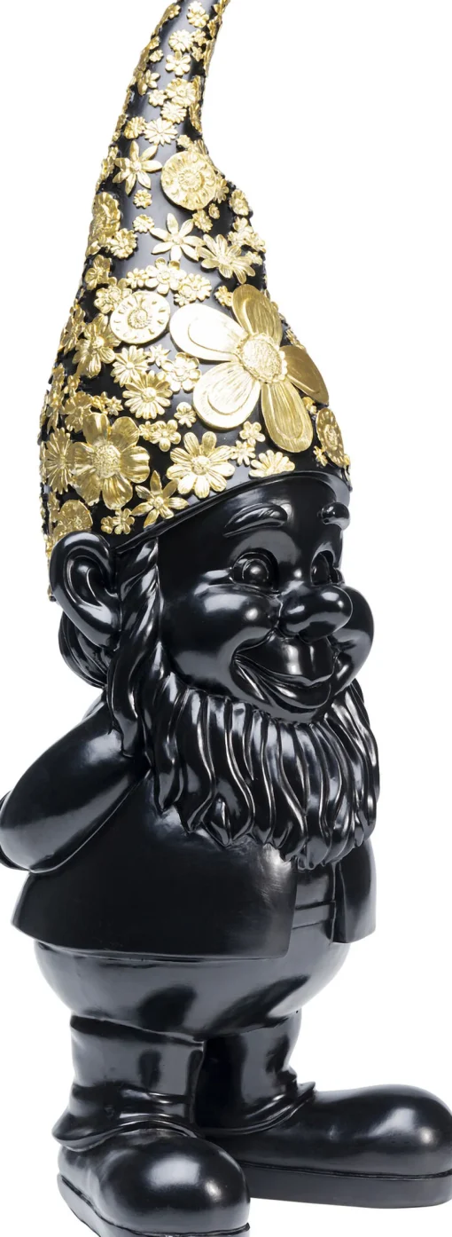 KARE Deko Figur Zwerg Standing Schwarz Gold 61cm Online