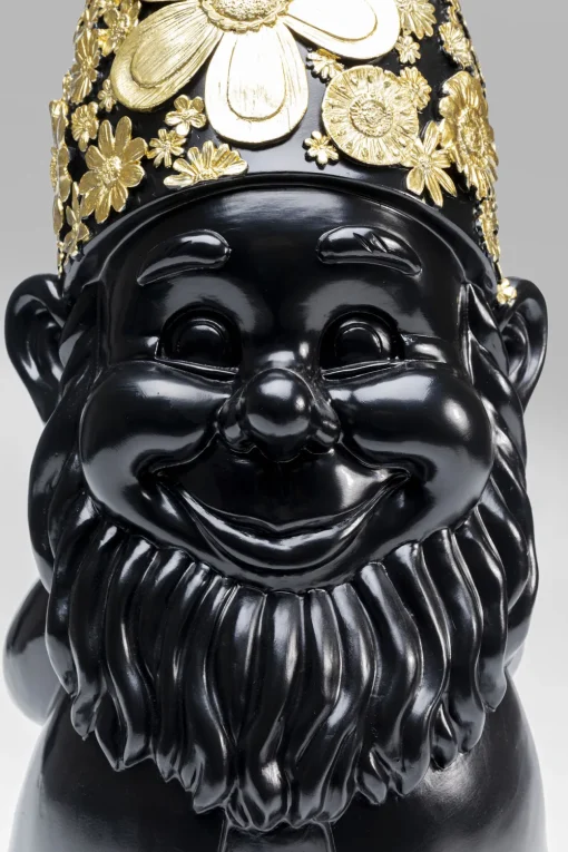 KARE Deko Figur Zwerg Standing Schwarz Gold 61cm Online